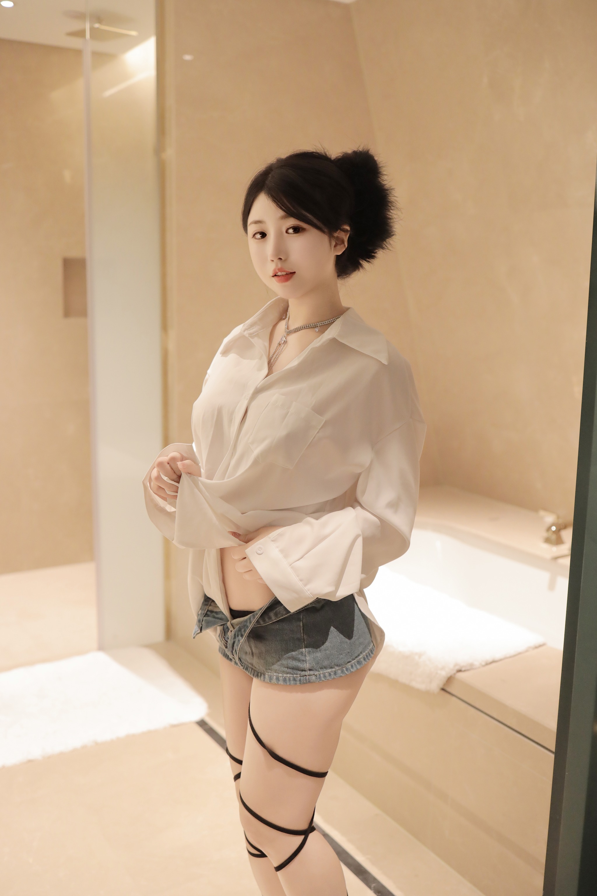 图片[1]-陈小花 – NO.007 内购-淋浴 [74P]-XikXak